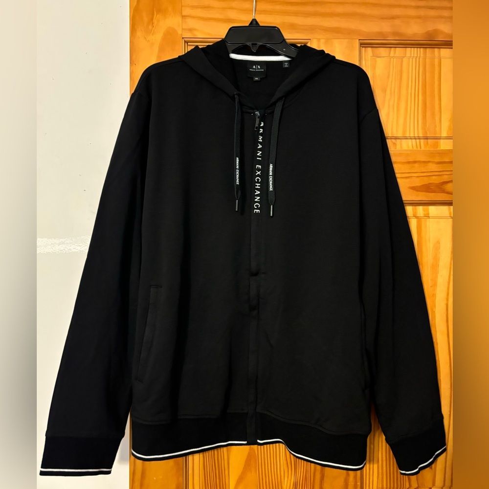 Armani Exchange Zip Up Sweatshirt